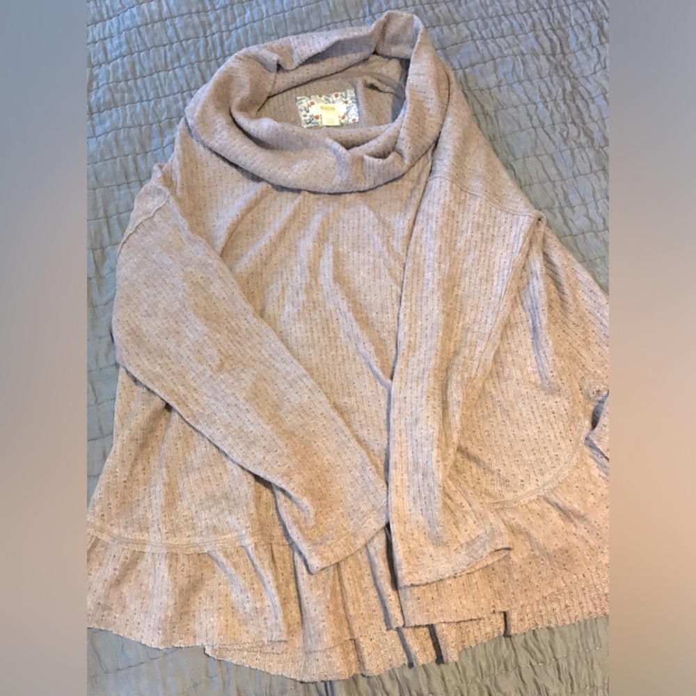 Anthropologie Maeve pink/Beige Sweater Size M